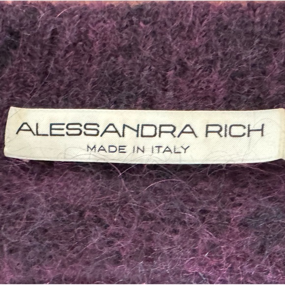 ALESSANDRA RICH
MOHAIR-BLEND LONG CARDIGAN WITH CRYSTALS size 40 - Picture 15 of 15